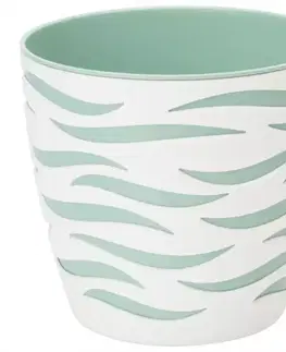 Záhrada Sahara duo 14 cm biela + mäta