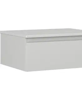Kúpeľňový nábytok MEXEN/S - Orio kúpeľňová skrinka pod umývadlo 60 cm s doskou, 1 šuplík, sivá mat 91A10-06023-1-BFC62