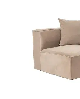 Kreslá Kreslo / Jednomiestna pohovka Sora 1R - Cappuccino v2