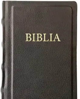 Biblie, biblistika Biblia Tranoscius 2024 exclusiv v ekokoži (Čierna)