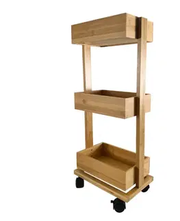 Kúpeľňové doplnky Regál 3-stupňový 31x18x71,5 cm FTC2233