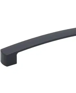 Úchyty Rukoväť typ C čierna 160 mm