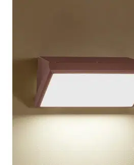 Svietidlá BRILAGI-LED stmievateľné vonkajšie nástenné svietidlo TRIANGLE 1xE27/6W/230V 2700-6500K IP65 hnedé BG3094+AI0599
