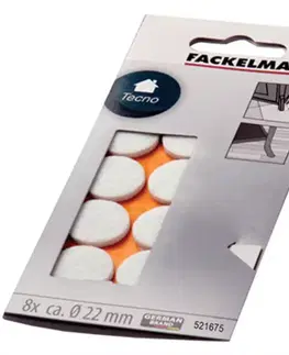 Dekorácie a bytové doplnky Podložky plstené biele 22 mm Cs 521675