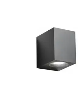 Svietidlá Redo 90151 - Vonkajšie nástenné svietidlo PUNTA 1xGU10/7W/230V IP44 90151