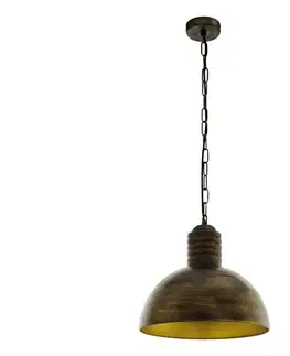 Svietidlá Eglo 79442 - Luster na reťazi GOLDING 1xE27/60W/230V patina 79442