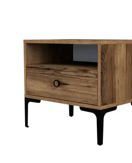 Nočné stolíky Nočný stolík Lizbon 532 - Walnut