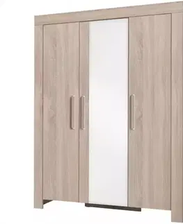 Šatníkové skrine Skriňa Cezar 1 Sonoma
