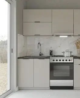 Kuchynské linky CAPRI K 180 malá kuchynská linka, kašmír