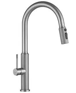 Kúpeľňové batérie REA - Kuchynská batéria Master Brush Nickel REA-B7205
