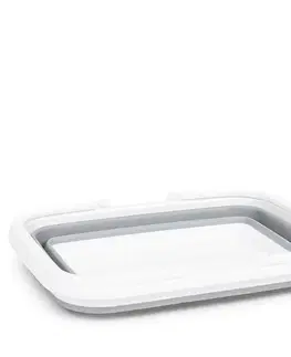 Tašky 4Home Skladací silikónový nákupný košík Clean
