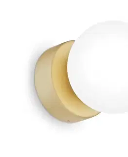 Svietidlá Ideal Lux - LED Nástenné svietidlo PERLAGE 1xG9/3W/230V zlatá/biela 292410