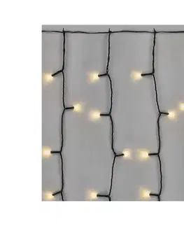 Vianočné osvetlenie  Lighting D1EW01 Standard LED spojovacia vianočná reťaz záclona 1x2 m vonkajšia teplá biela