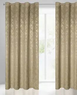 Závesy do spálne Záves ARETA 140X250 na priechodkách 390155
