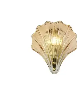 Svietidlá Searchlight 28980SB - Nástenné svietidlo SHELL 1xG9/7W/230V dymové 28980SB