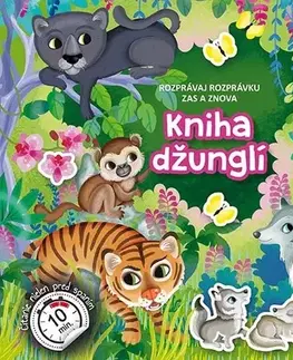 Nalepovačky, vystrihovačky, skladačky Rozprávaj rozprávku: Kniha džunglí