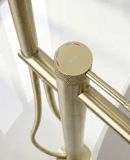 Kúpeľňové batérie REA - Voľne stojace batérie Venti Brush Gold REA-B9765