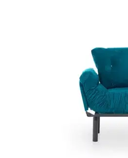 Kreslá Kreslo ušiak Nitta Single - Petrol Green
