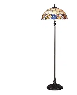 Lampy Prezent  - Stojacia lampa TIFFANY 2xE27/60W/230V 