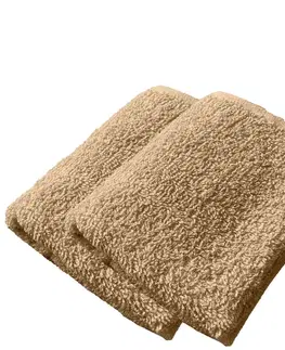 Uteráky Froté malý uterák deluxe béžový 30x50cm TiaHome