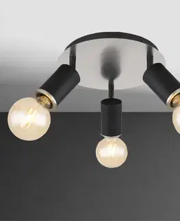 Lampy do obývačky Stropné bodové svietidlo 54032-3B LS3