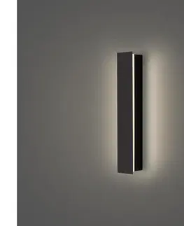 LED osvetlenie BRILAGI - LINEAR vonkajšie nástenné LED svietidlo, 8 W, 230 V, 4000 K, IP65, čierne BRI277