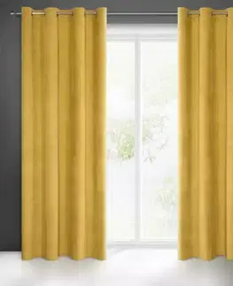 Závesy do spálne Záves MILO 140X250 na priechodkách 383789