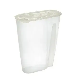 Dózy na potraviny Kinekus Plastová dóza na sypké potraviny, 5L, 25,1x12,5x30,4cm, mix "Nuvola", TONTARELLI