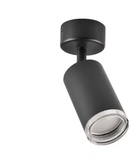 Svietidlá  LED RGBW Stmievateľné kúpeľňové bodové svietidlo TURYN 1xGU10/4,8W/230V IP44 čierne SA1913+AI2382