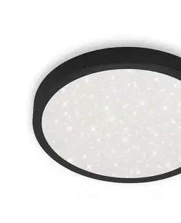 Svietidlá Briloner 3071-015 - LED Stropné svietidlo RUNA LED/24W/230V čierna 3071-015