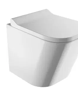 Záchody OMNIRES - FONTANA misa Rimless vrátane sedátka s slow, 49 x 35 cm biela lesk /BP/ FONTANAMWBP