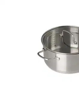 Hrnce PYREX Kastról nerezový 4L, 24cm + sklenená pokrievka INFINITY PYREX