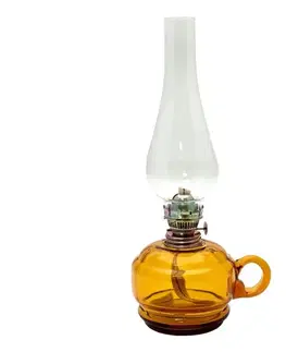 Lampy Floriánova huť Petrolejová lampa MONIKA 34 cm amber 110-0110-0000-19-00-000