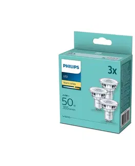 Žiarovky SADA 3x LED Žiarovka Philips GU10/4,6W/230V 2700K 8718699777913