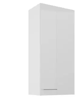 Kuchynské skrinky visiace Skrinka do kuchyne Lara biely 50G-108 1F