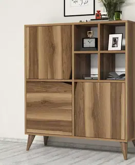 Komody Viacúčelová skrinka Pulse - Walnut