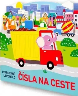 Leporelá, krabičky, puzzle knihy Čísla na ceste - Tvarované leporelo