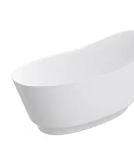 Vane OMNIRES - NEO PZ+ voľne stojaca vaňa, 158 x 72 cm biela lesk /BP/ NEO158SWWBP
