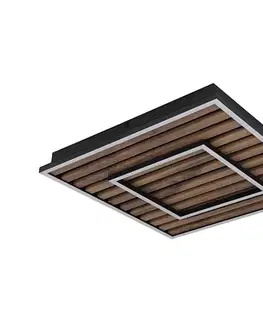 Svietidlá Globo 67345D1 - LED stropné svietidlo WOODY LED/36W/230V 3000K 45x45 cm 67345D1