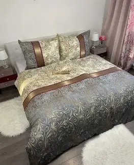 Obliečky Obliečky bavlnené Charlote TiaHome - 1x Vankúš 90x70cm, 1x Paplón 140x200cm