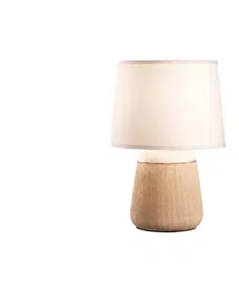 Lampy Ideal Lux - Stolná lampa KALI 1xE14/40W/230V krémová/béžová 245331