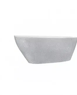 Voľne stojace vane Vaňa Goya 160/70 Silver + klik-klak chróm
