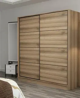 Šatňové skrine Šatníková skriňa Kale - 3170