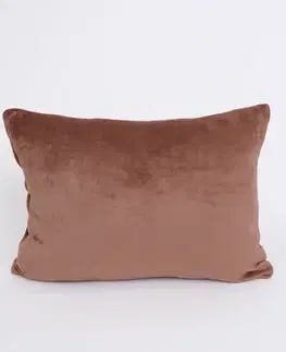 Dekoračné obliečky MKLozkoviny.sk Obliečka na vankúš mikroplyš 50 × 70 cm – Laura mocha mousse-  -