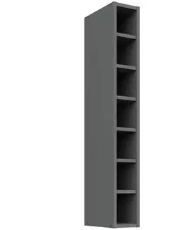 Kuchynské skrinky visiace Kuchynská skrinka 15g-108 Otw Antracit