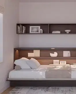 Regále Dig-net nábytok Regál Lenart BED CONCEPT BC-25 | dub dunin