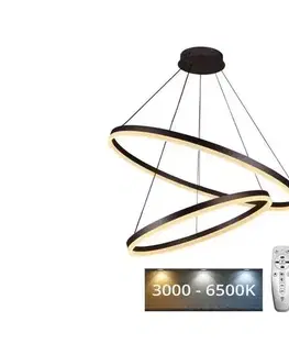 Svietidlá  LED Stmievateľný luster na lanku LED/100W/230V 3000-6500K + diaľkové ovládanie J4311/BR