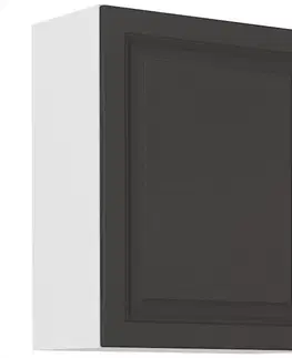 Kuchynské skrinky visiace Kuchynská skrinka STILO grafit mat/biely 60g-72 1f