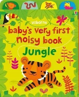 Leporelá, krabičky, puzzle knihy Baby's Very First Noisy Book Jungle - Fiona Watt,Stella Baggott