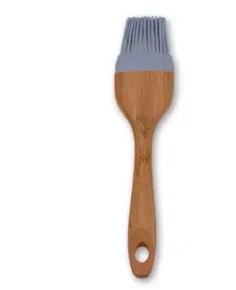 Maslovačky Kinekus Maslovačka silikón/bambus, 22cm, modrá